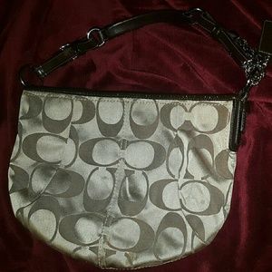 Coach half moon purse